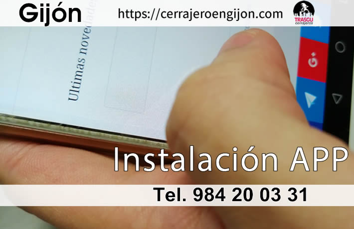 instalacion app iphone android cerrajeros eltrasgu