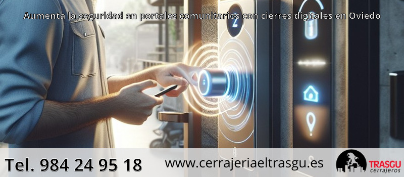 Aumenta la seguridad en portales comunitarios con cierres digitales en Oviedo