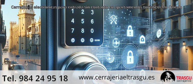 Cerraduras electrónicas para entrada sin contacto en apartamentos turísticos en Oviedo