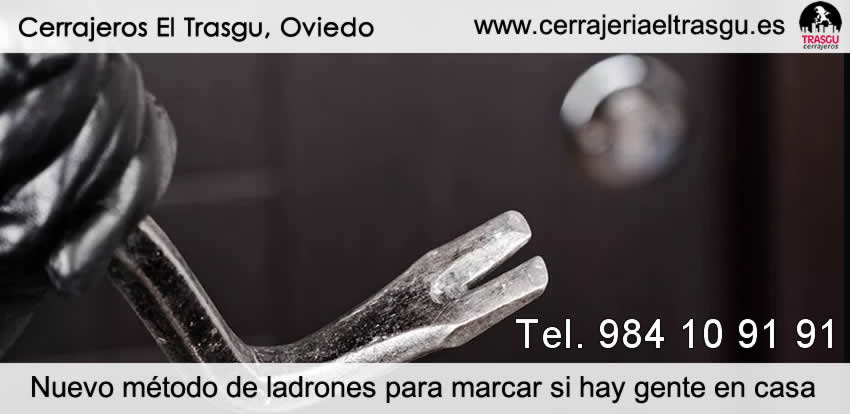 nuevo metodo de ladrones marcar si hay gente en casa, cerrajeros oviedo