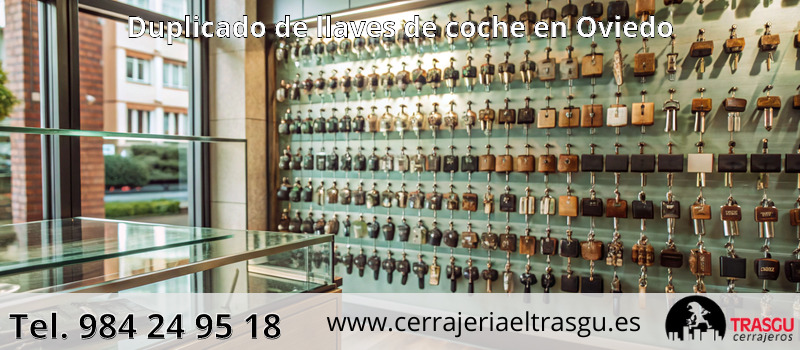 Duplicado de llaves de coche en Oviedo