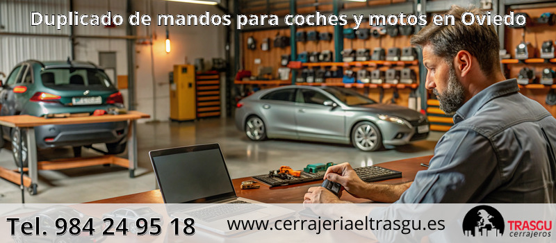 Duplicado de mandos para coches y motos en Oviedo