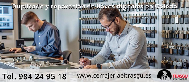 Duplicado y reparación de llaves digitales en Oviedo