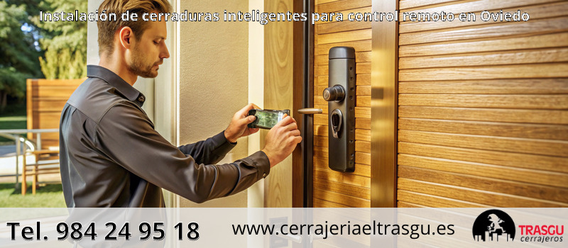 Instalación de cerraduras inteligentes para control remoto en Oviedo