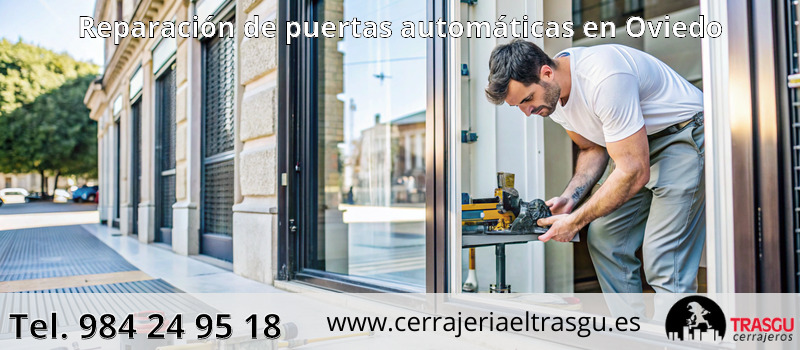 Reparación de puertas automáticas en Oviedo