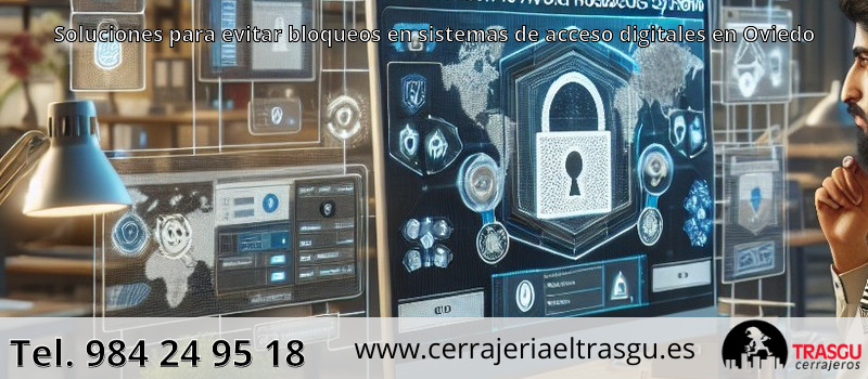 Soluciones para evitar bloqueos en sistemas de acceso digitales en Oviedo