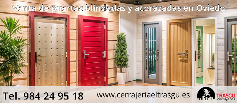 Venta de puertas blindadas y acorazadas en Oviedo