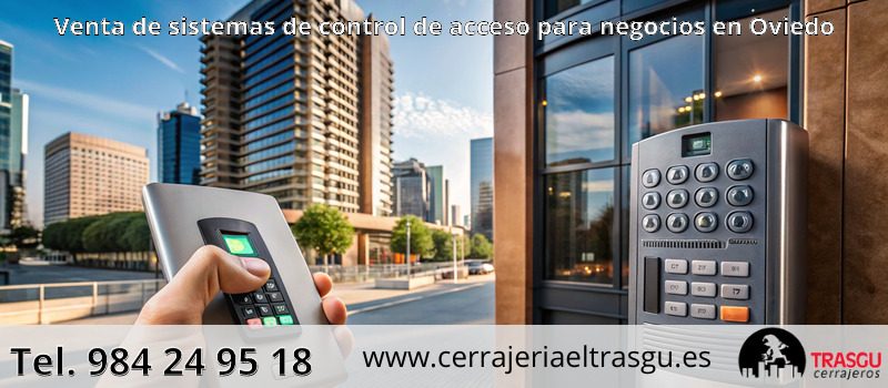 Venta de sistemas de control de acceso para negocios en Oviedo